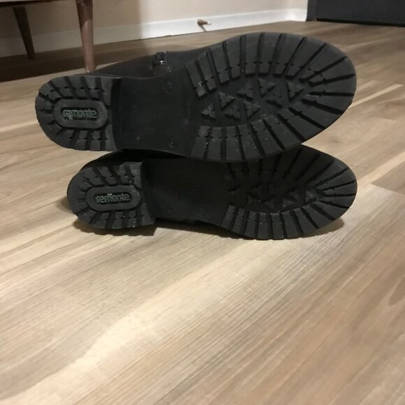 Remonte Tex Ladies Black Tall Leather Riding Boots Size 40 - Picture 6 of 6